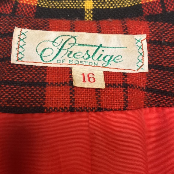 MOVING SALE! VINTAGE Wool Plaid Womens Jacket - Picture 3 of 3